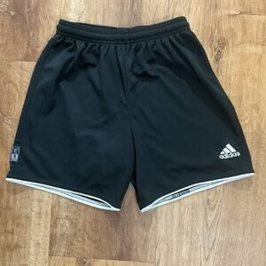 Adidas Tastigo 17 Soccer shorts Black/White YOUTH MEDIUM